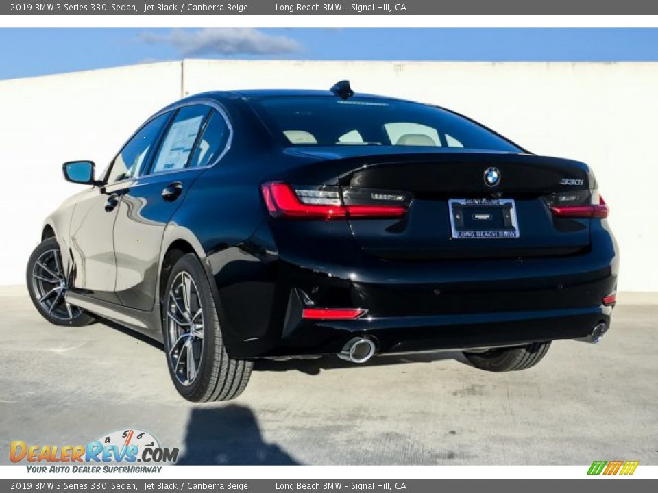 2019 BMW 3 Series 330i Sedan Jet Black / Canberra Beige Photo #2