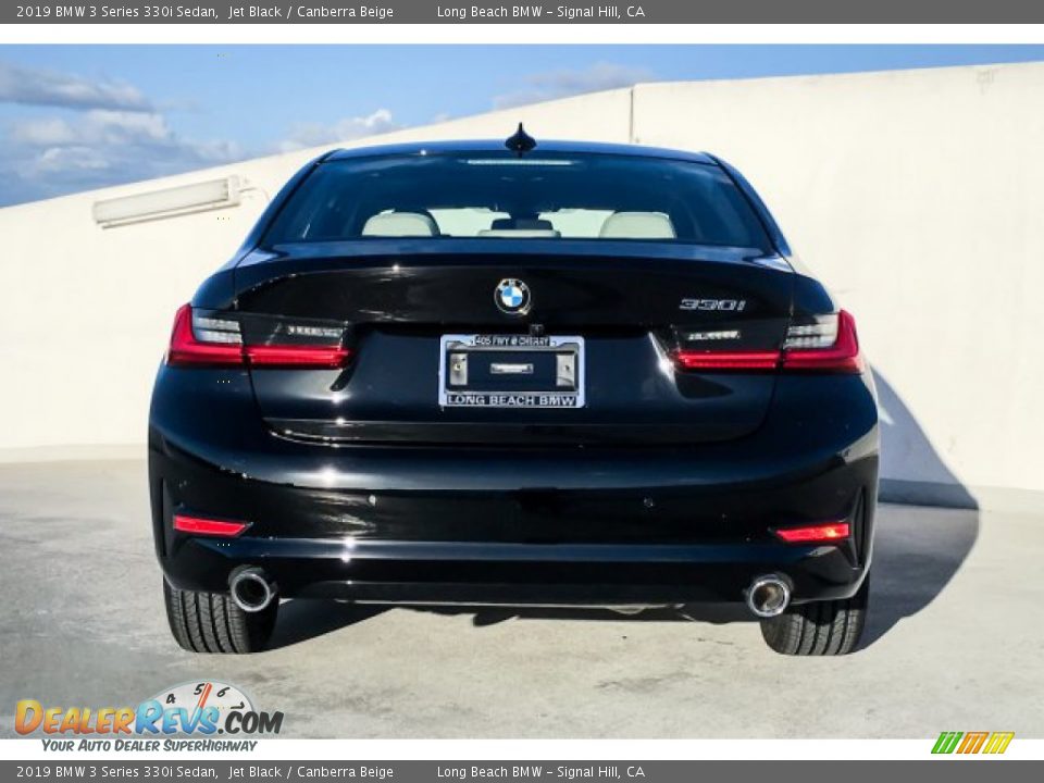 2019 BMW 3 Series 330i Sedan Jet Black / Canberra Beige Photo #3