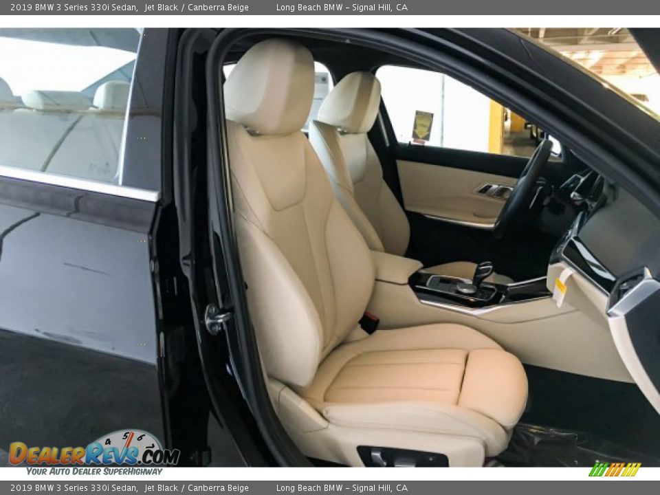 2019 BMW 3 Series 330i Sedan Jet Black / Canberra Beige Photo #5