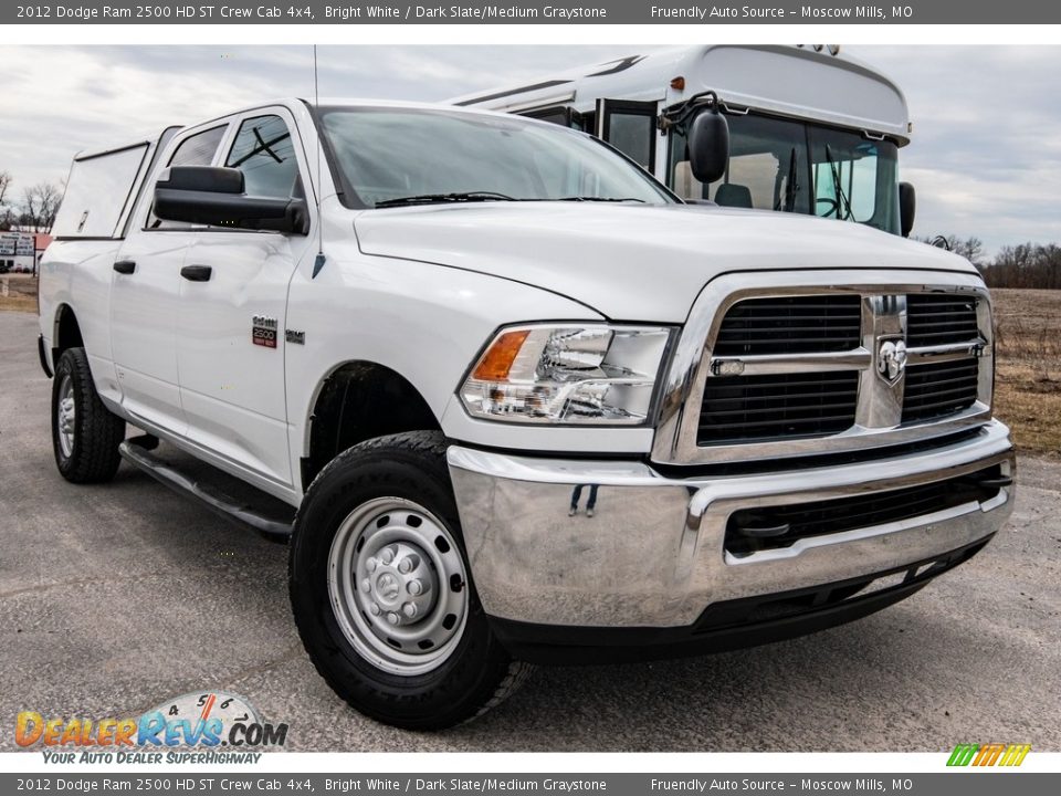 2012 Dodge Ram 2500 HD ST Crew Cab 4x4 Bright White / Dark Slate/Medium Graystone Photo #1
