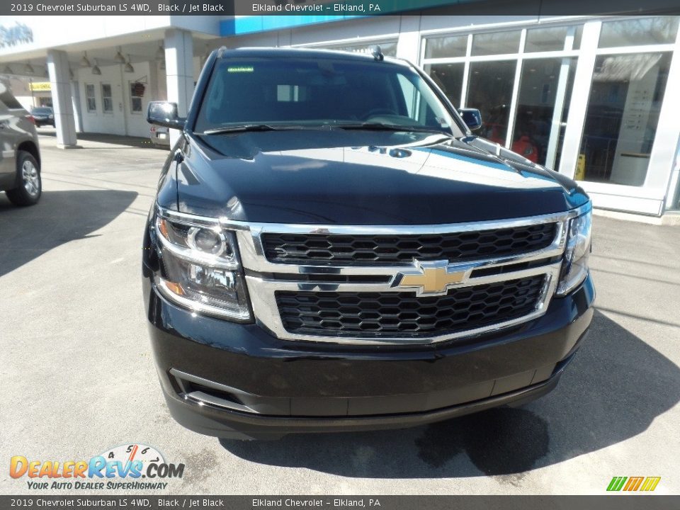 2019 Chevrolet Suburban LS 4WD Black / Jet Black Photo #2