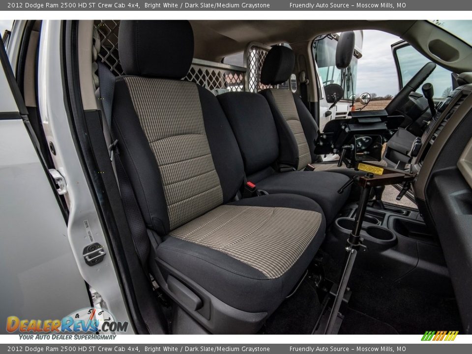 2012 Dodge Ram 2500 HD ST Crew Cab 4x4 Bright White / Dark Slate/Medium Graystone Photo #36