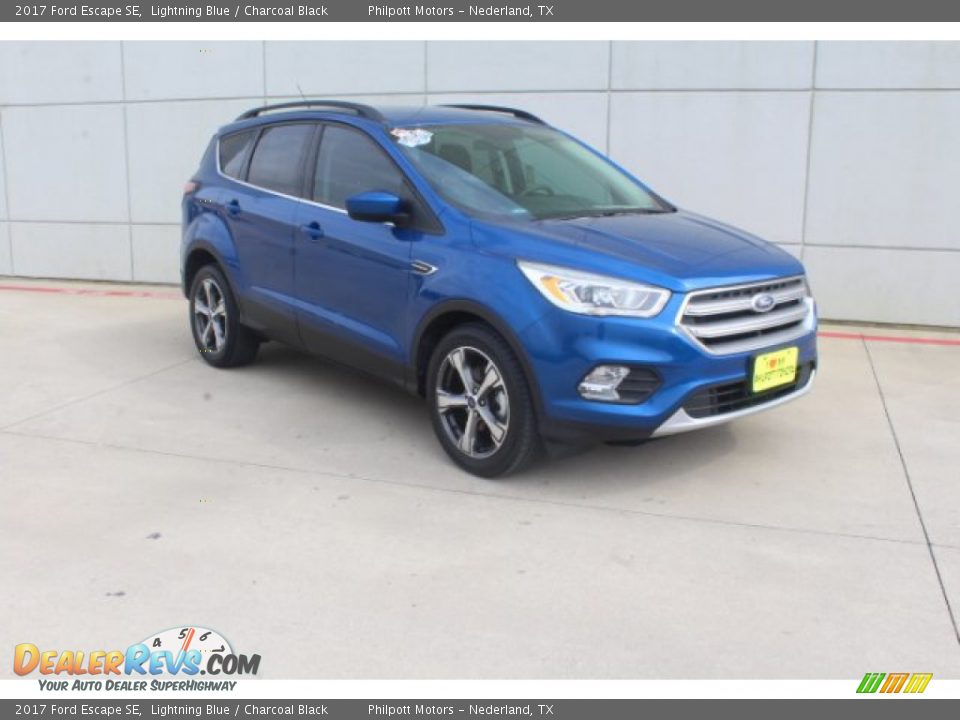 2017 Ford Escape SE Lightning Blue / Charcoal Black Photo #2
