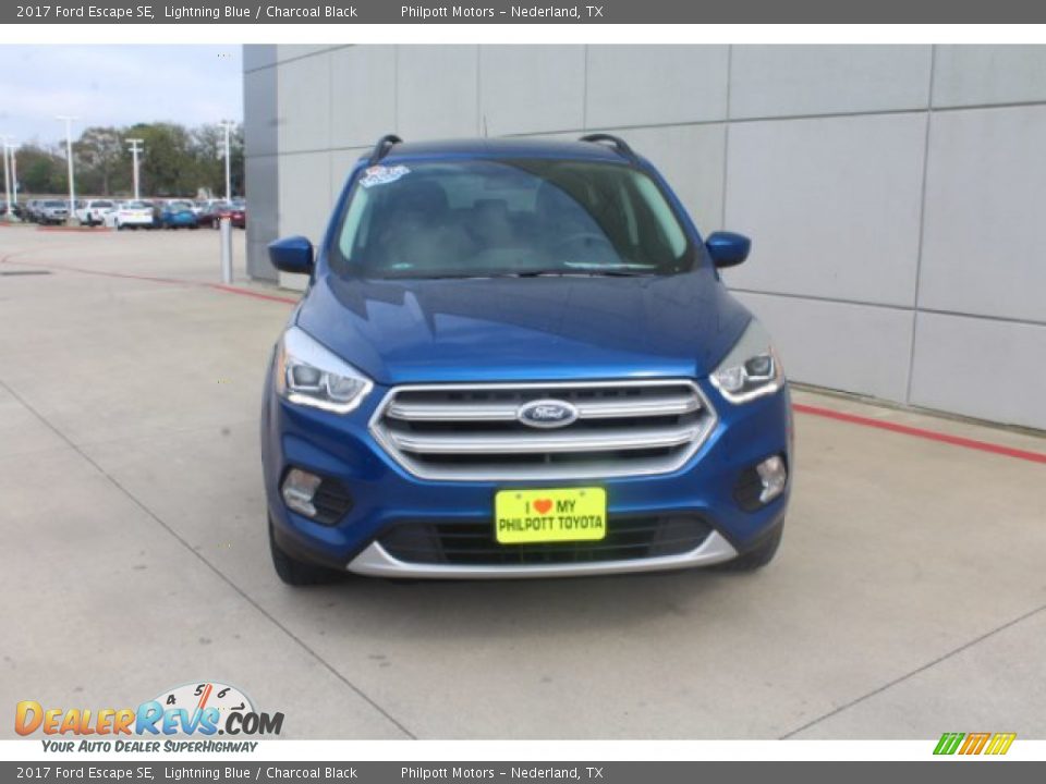 2017 Ford Escape SE Lightning Blue / Charcoal Black Photo #3