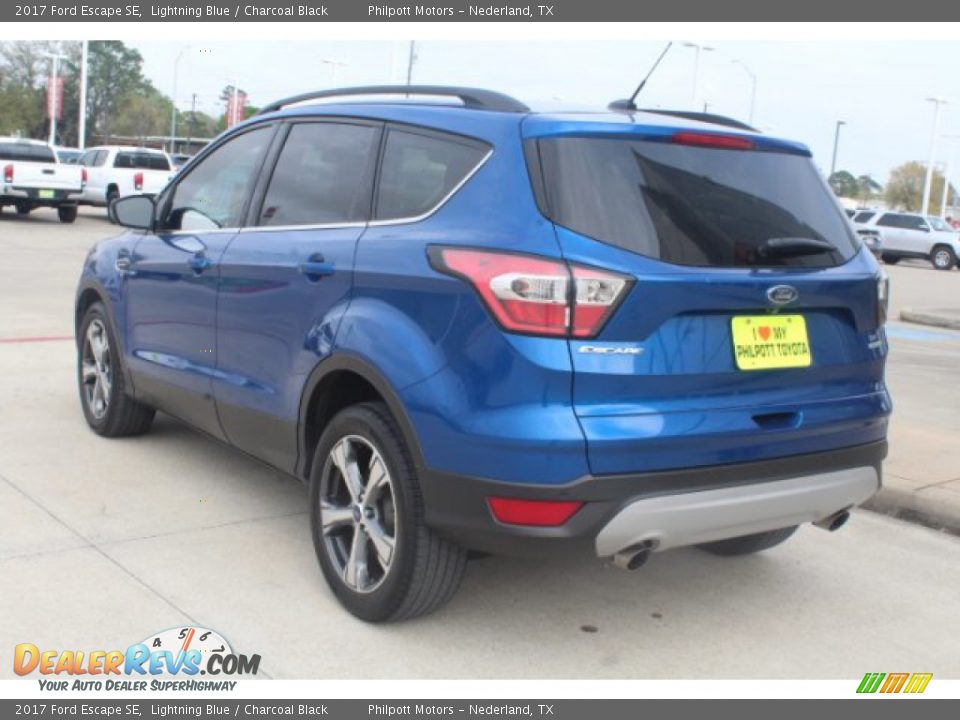 2017 Ford Escape SE Lightning Blue / Charcoal Black Photo #6