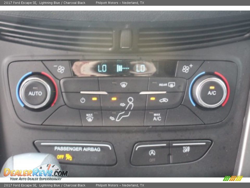 2017 Ford Escape SE Lightning Blue / Charcoal Black Photo #12