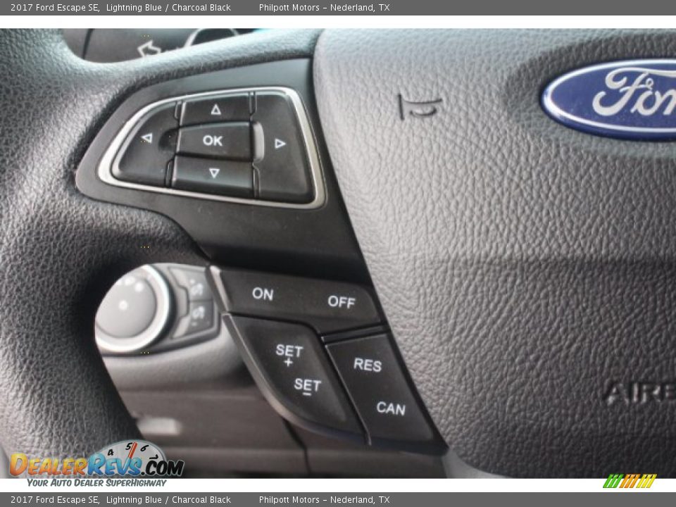 2017 Ford Escape SE Lightning Blue / Charcoal Black Photo #14
