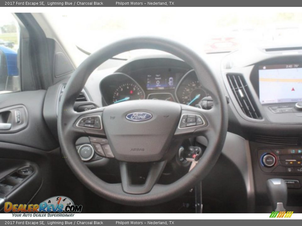 2017 Ford Escape SE Lightning Blue / Charcoal Black Photo #19