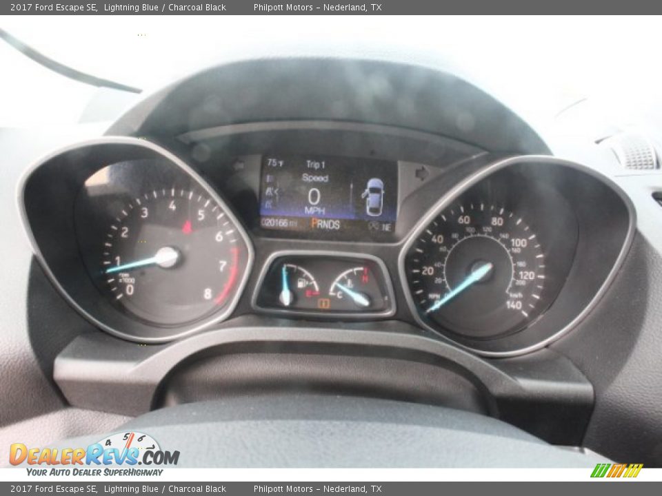 2017 Ford Escape SE Lightning Blue / Charcoal Black Photo #26