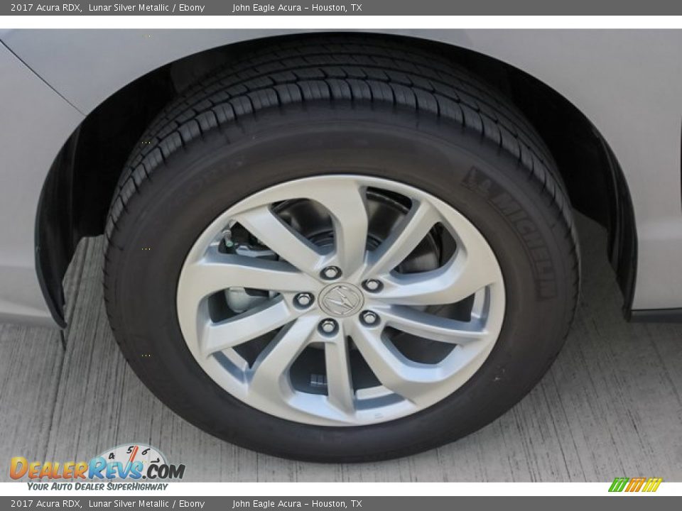 2017 Acura RDX Lunar Silver Metallic / Ebony Photo #10