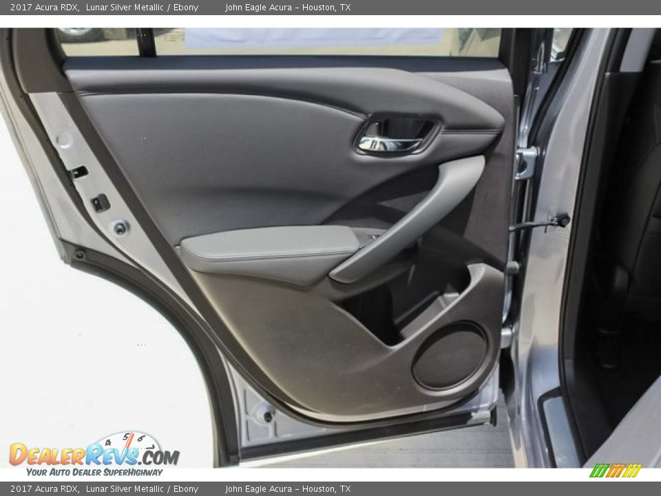 2017 Acura RDX Lunar Silver Metallic / Ebony Photo #14