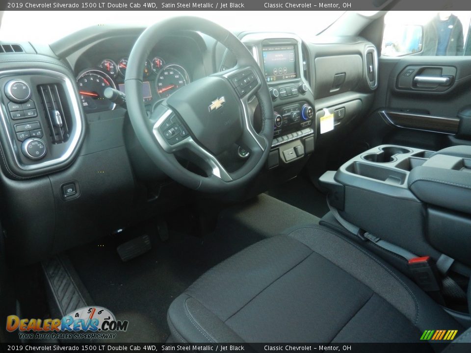 2019 Chevrolet Silverado 1500 LT Double Cab 4WD Satin Steel Metallic / Jet Black Photo #6