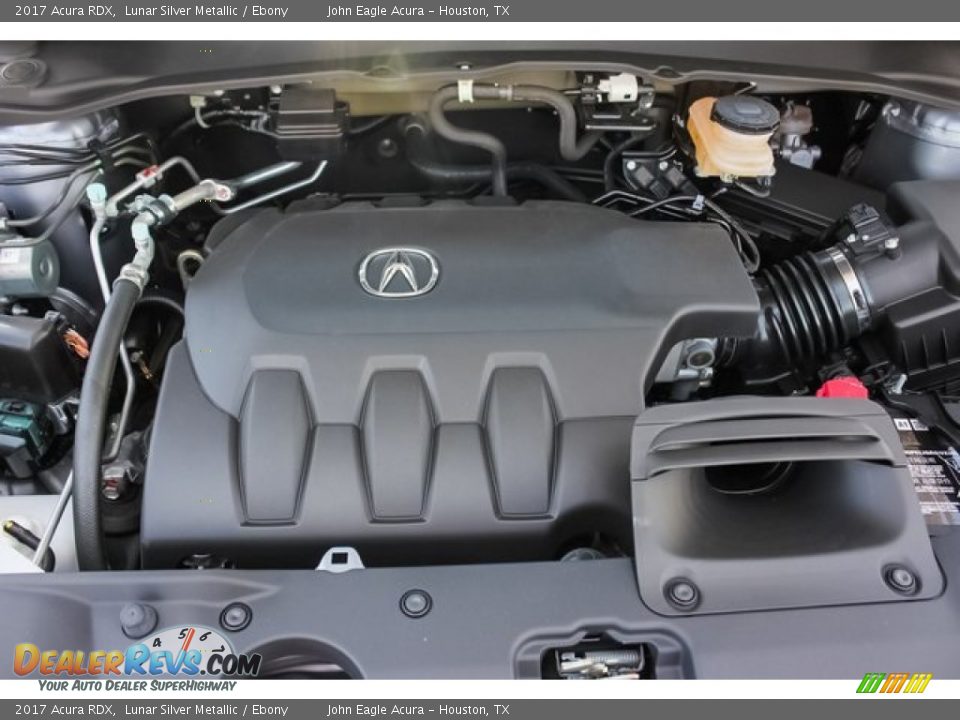 2017 Acura RDX Lunar Silver Metallic / Ebony Photo #19