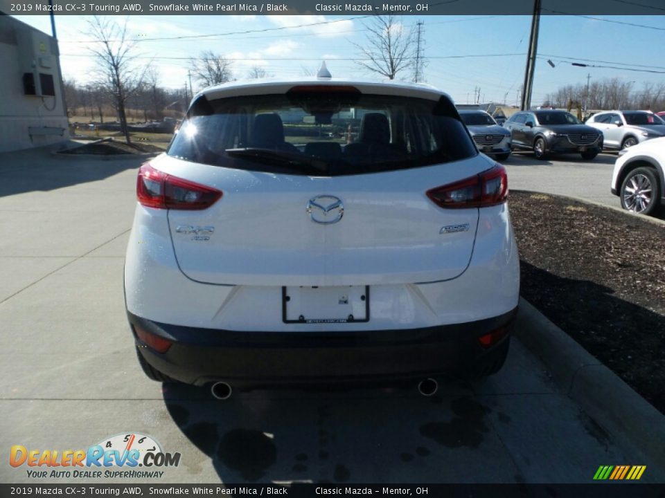 2019 Mazda CX-3 Touring AWD Snowflake White Pearl Mica / Black Photo #3