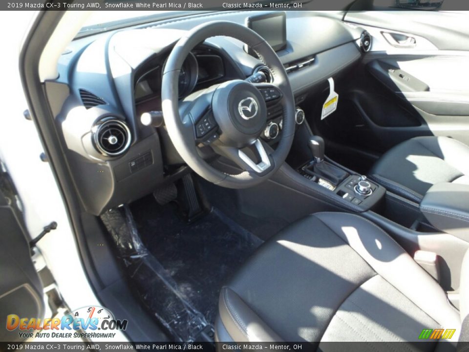 2019 Mazda CX-3 Touring AWD Snowflake White Pearl Mica / Black Photo #4