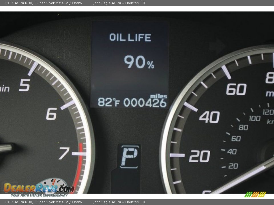 2017 Acura RDX Lunar Silver Metallic / Ebony Photo #27
