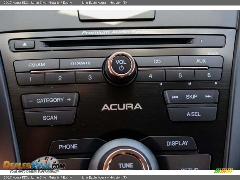 2017 Acura RDX Lunar Silver Metallic / Ebony Photo #28