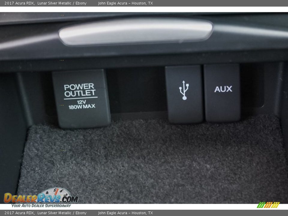 2017 Acura RDX Lunar Silver Metallic / Ebony Photo #32