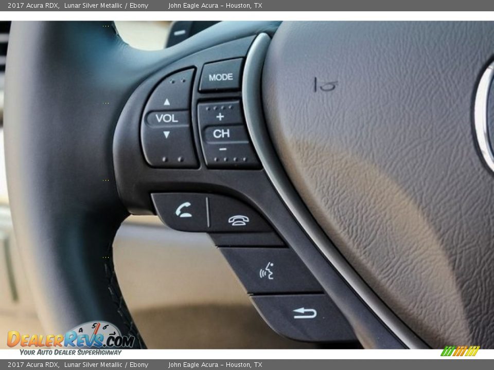 2017 Acura RDX Lunar Silver Metallic / Ebony Photo #36