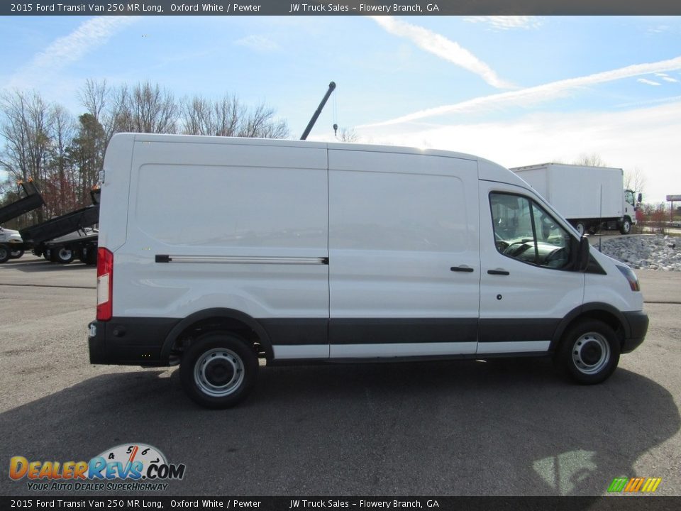 2015 Ford Transit Van 250 MR Long Oxford White / Pewter Photo #6