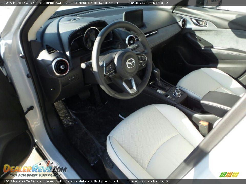 2019 Mazda CX-3 Grand Touring AWD Ceramic Metallic / Black/Parchment Photo #4