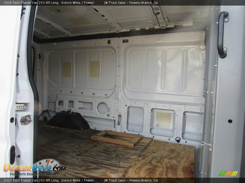 2015 Ford Transit Van 250 MR Long Oxford White / Pewter Photo #9