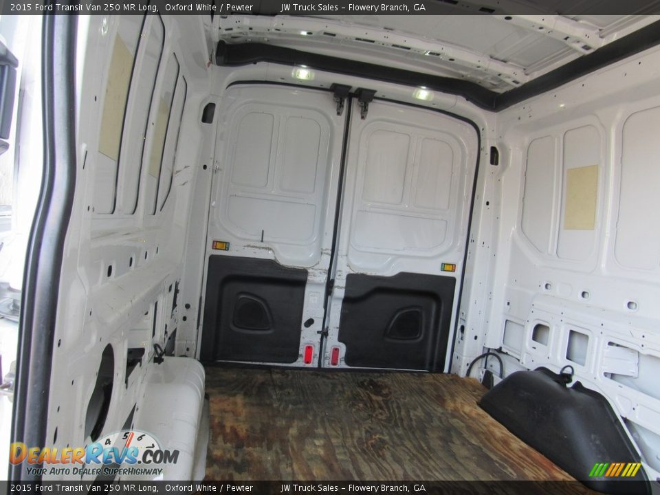 2015 Ford Transit Van 250 MR Long Oxford White / Pewter Photo #10