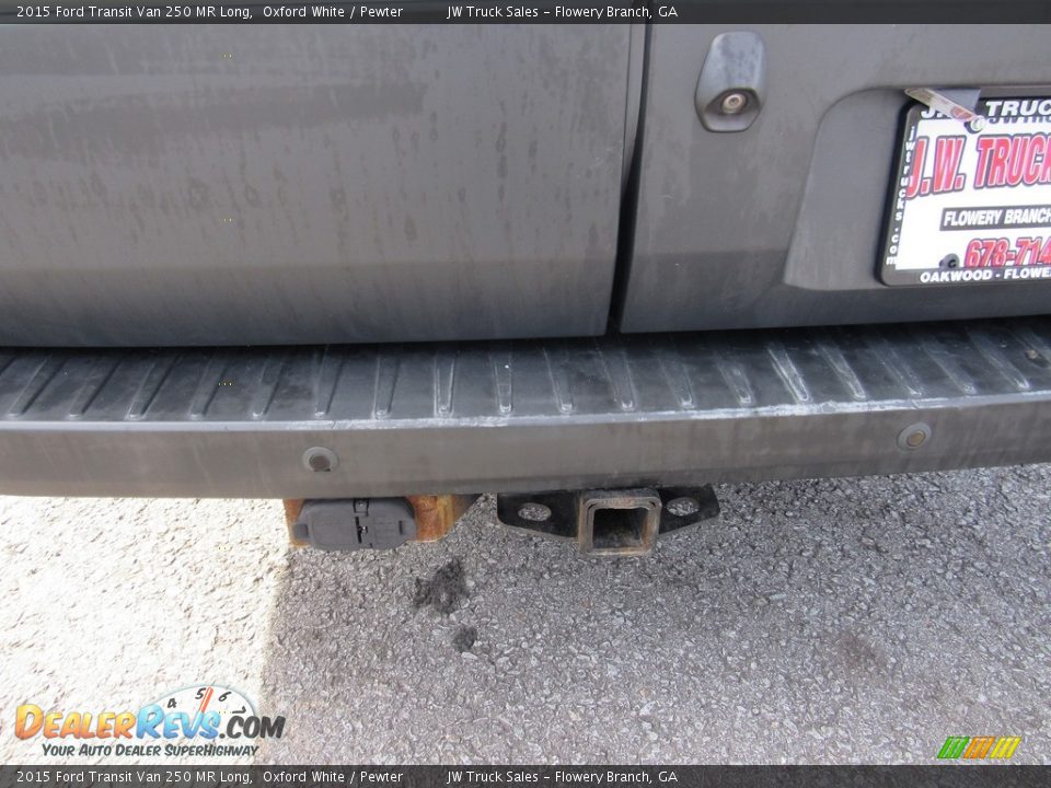 2015 Ford Transit Van 250 MR Long Oxford White / Pewter Photo #13