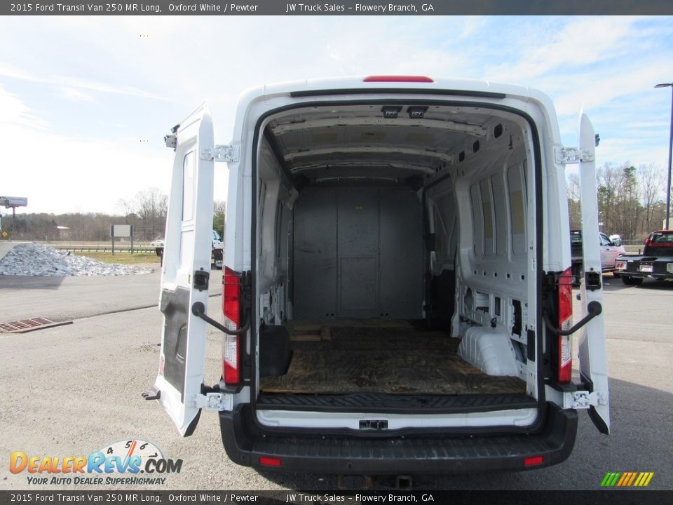 2015 Ford Transit Van 250 MR Long Oxford White / Pewter Photo #14
