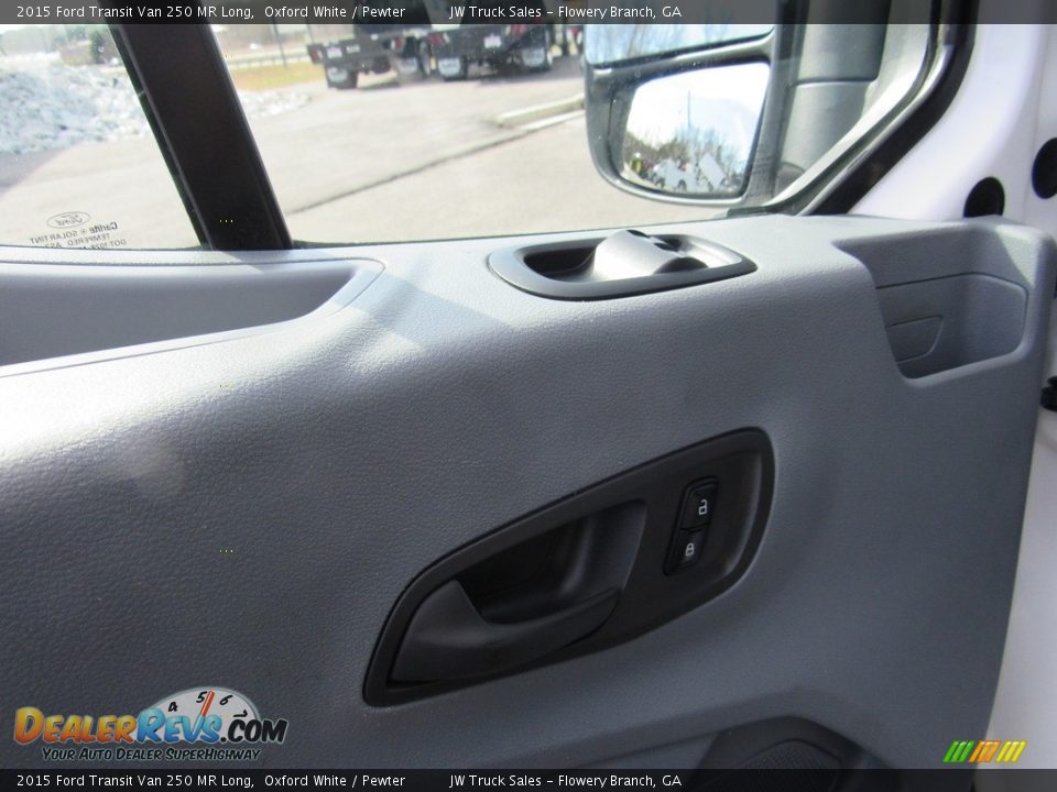 2015 Ford Transit Van 250 MR Long Oxford White / Pewter Photo #19