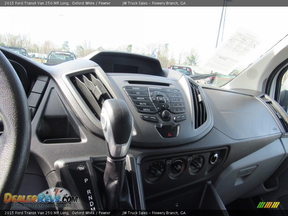 2015 Ford Transit Van 250 MR Long Oxford White / Pewter Photo #26