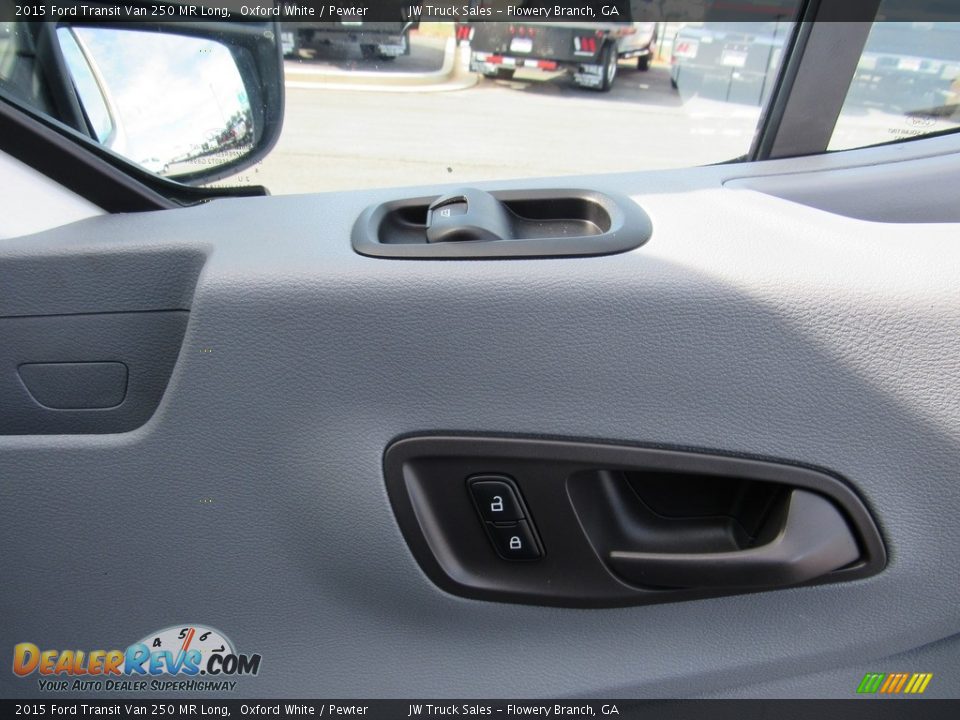 2015 Ford Transit Van 250 MR Long Oxford White / Pewter Photo #28