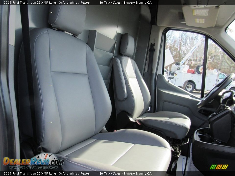 2015 Ford Transit Van 250 MR Long Oxford White / Pewter Photo #29