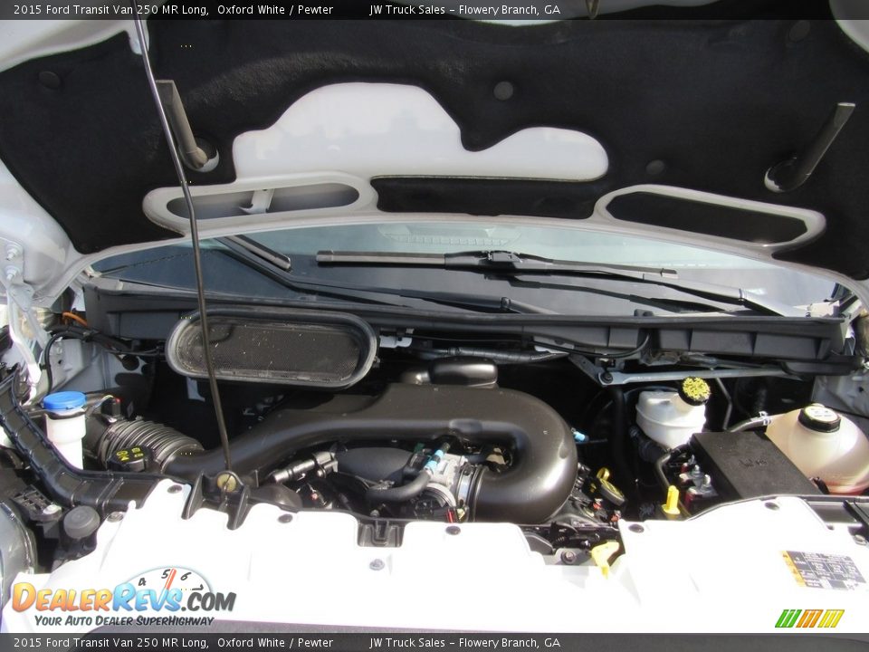 2015 Ford Transit Van 250 MR Long Oxford White / Pewter Photo #32
