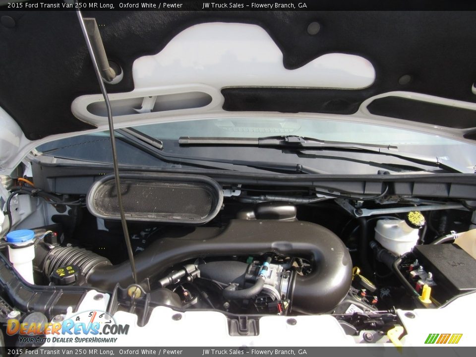 2015 Ford Transit Van 250 MR Long Oxford White / Pewter Photo #34