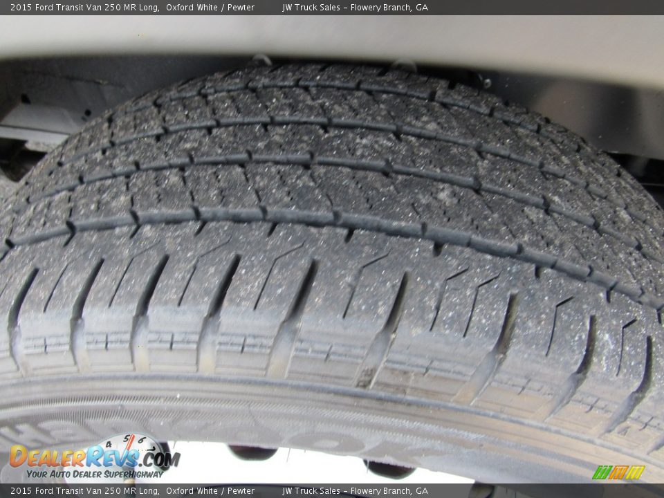 2015 Ford Transit Van 250 MR Long Oxford White / Pewter Photo #36