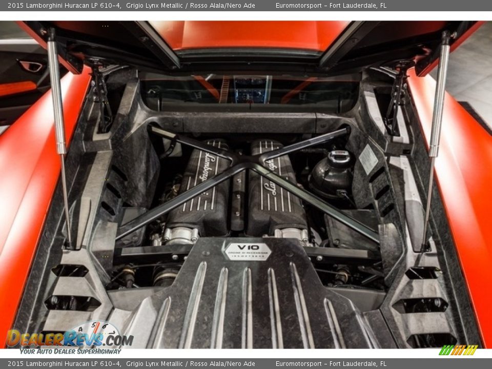2015 Lamborghini Huracan LP 610-4 5.2 Liter DOHC 40-Valve VVT V10 Engine Photo #12