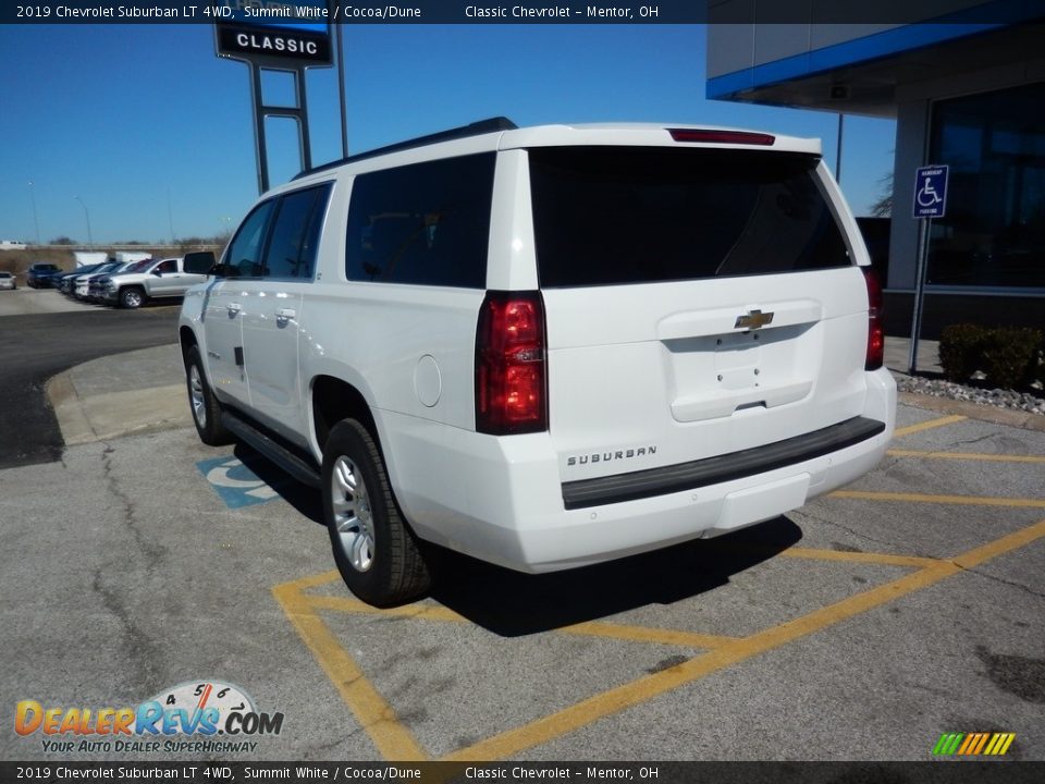 2019 Chevrolet Suburban LT 4WD Summit White / Cocoa/Dune Photo #5