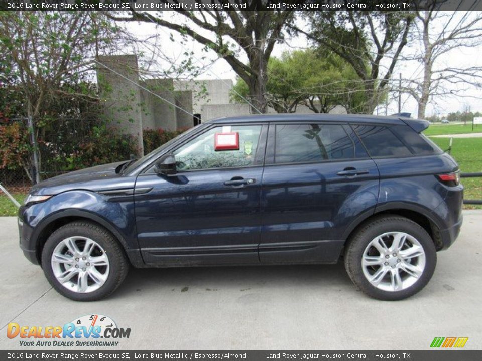 2016 Land Rover Range Rover Evoque SE Loire Blue Metalllic / Espresso/Almond Photo #11
