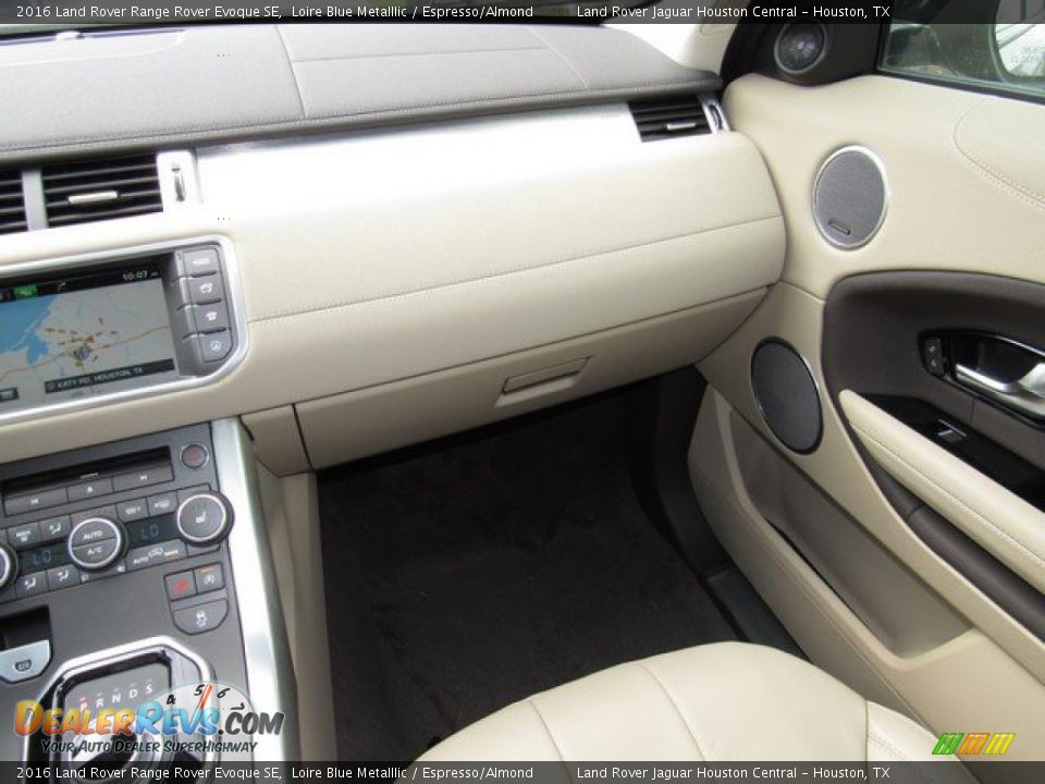 2016 Land Rover Range Rover Evoque SE Loire Blue Metalllic / Espresso/Almond Photo #14