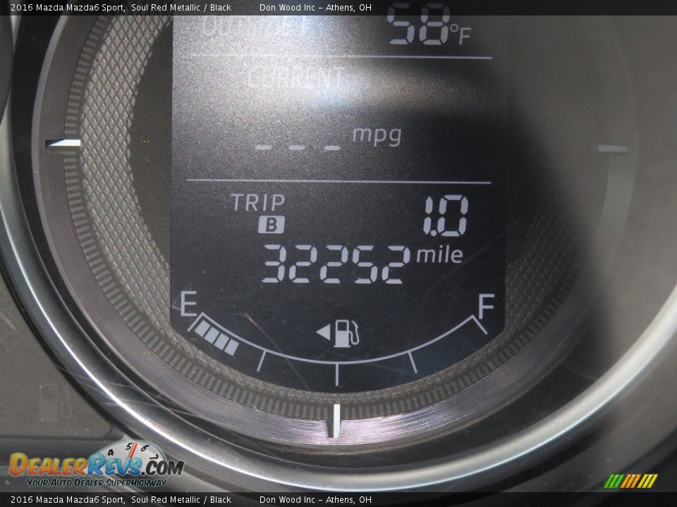 2016 Mazda Mazda6 Sport Soul Red Metallic / Black Photo #28