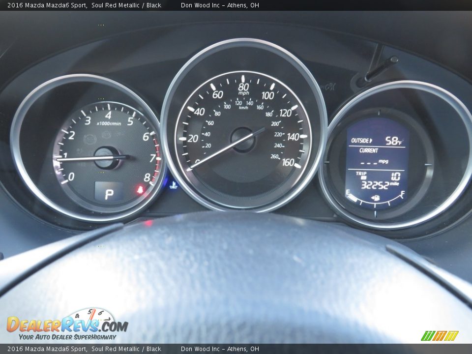 2016 Mazda Mazda6 Sport Soul Red Metallic / Black Photo #30