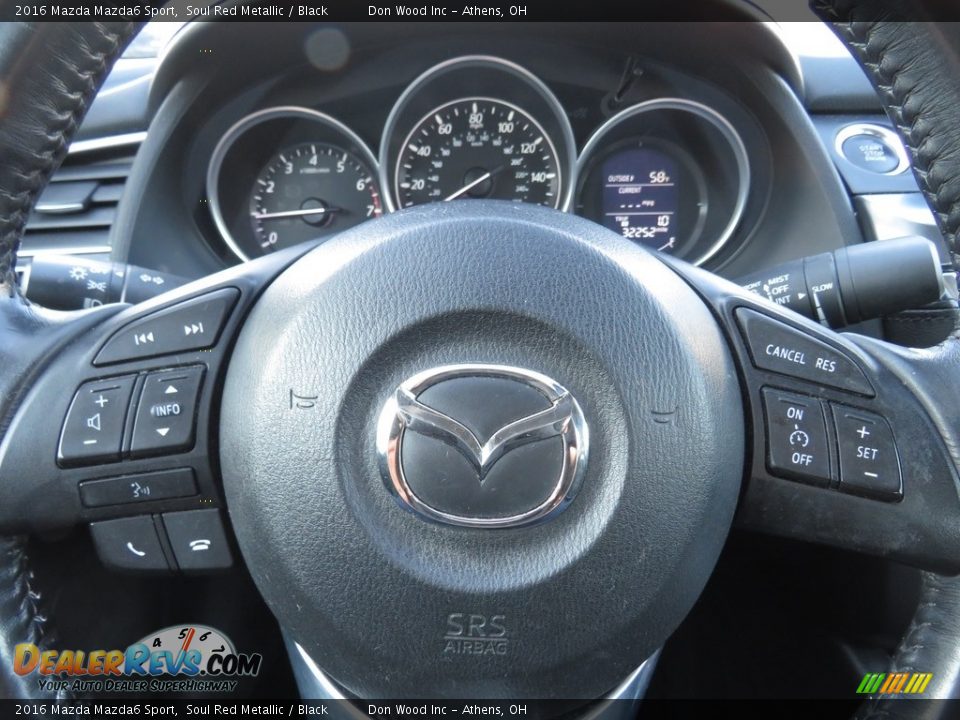 2016 Mazda Mazda6 Sport Soul Red Metallic / Black Photo #31