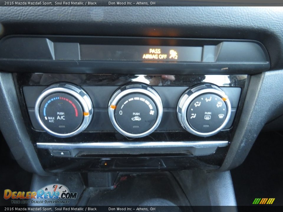 2016 Mazda Mazda6 Sport Soul Red Metallic / Black Photo #32