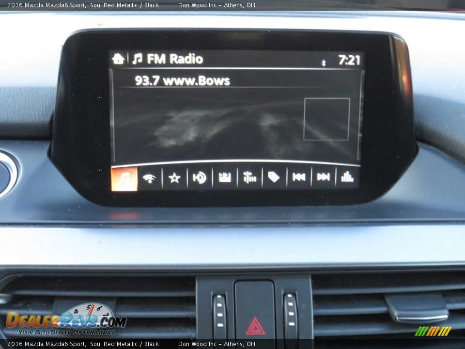 2016 Mazda Mazda6 Sport Soul Red Metallic / Black Photo #33