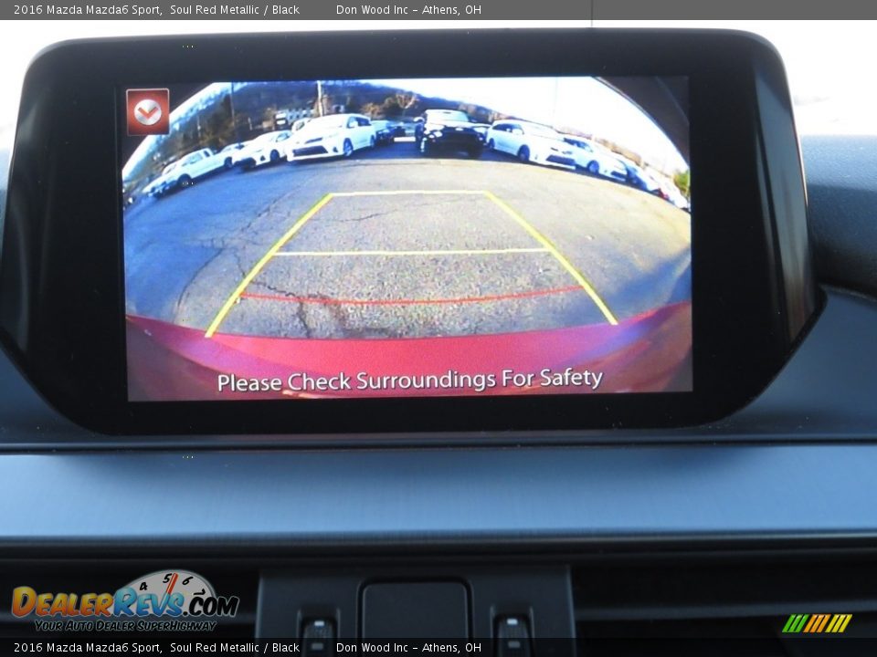2016 Mazda Mazda6 Sport Soul Red Metallic / Black Photo #35