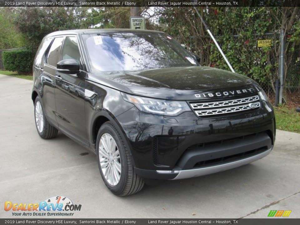 2019 Land Rover Discovery HSE Luxury Santorini Black Metallic / Ebony Photo #2