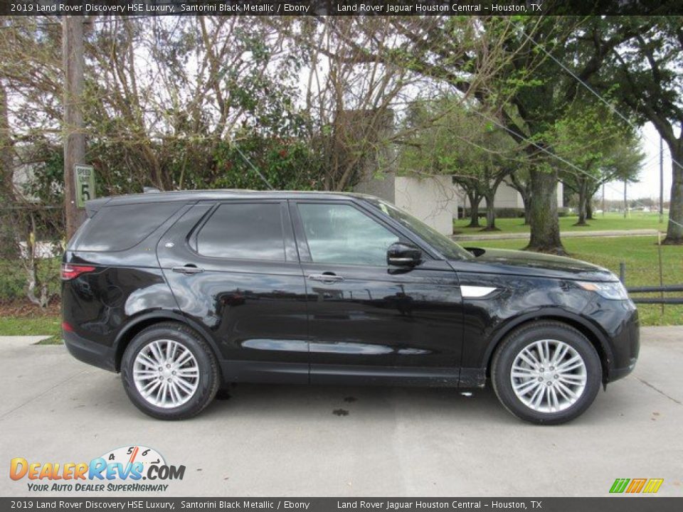2019 Land Rover Discovery HSE Luxury Santorini Black Metallic / Ebony Photo #6