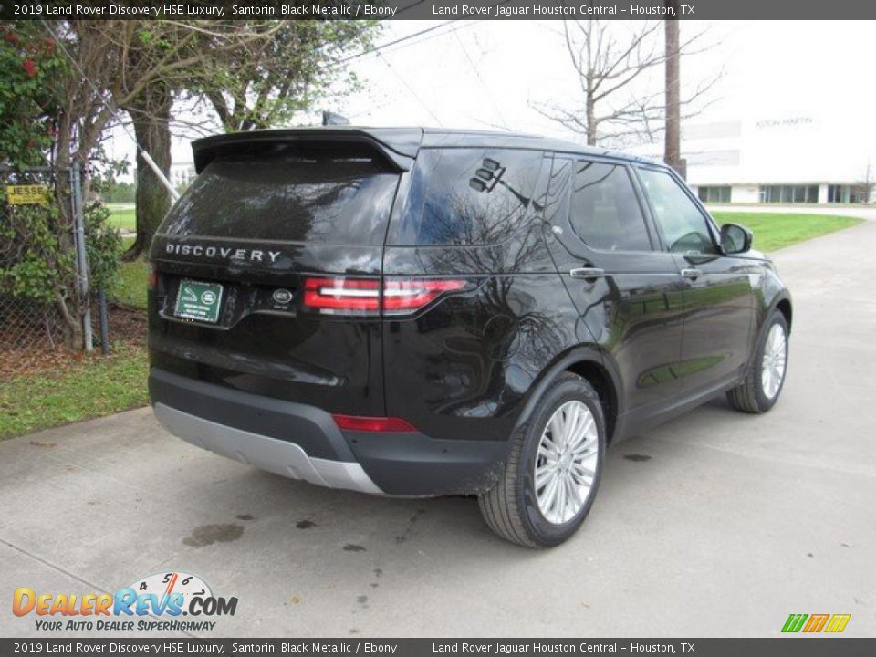 2019 Land Rover Discovery HSE Luxury Santorini Black Metallic / Ebony Photo #7