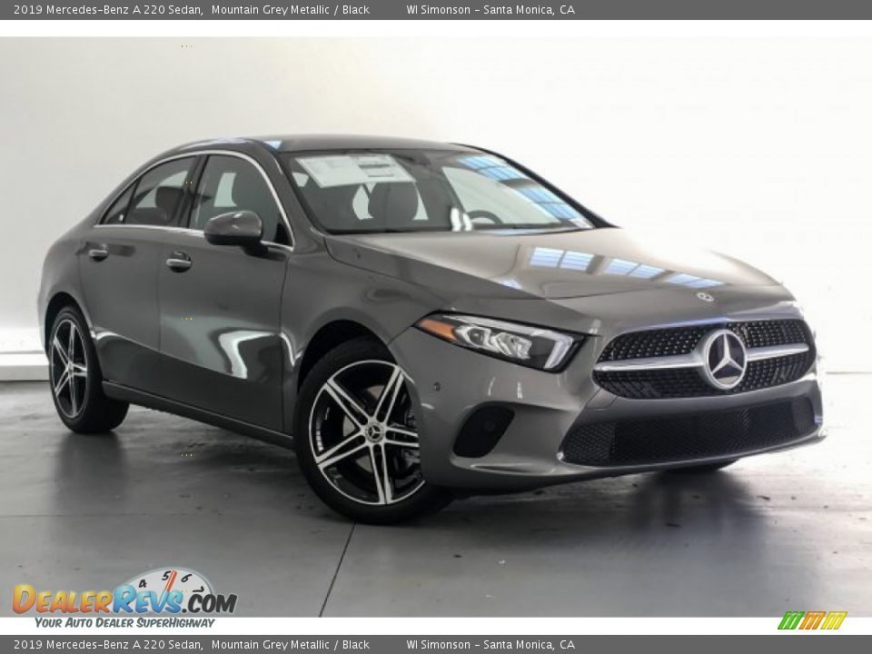2019 Mercedes-Benz A 220 Sedan Mountain Grey Metallic / Black Photo #12
